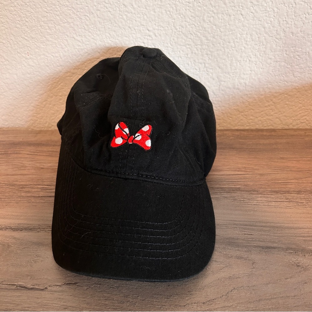 Disney Minnie Mouse Bow Dad Hat NEW